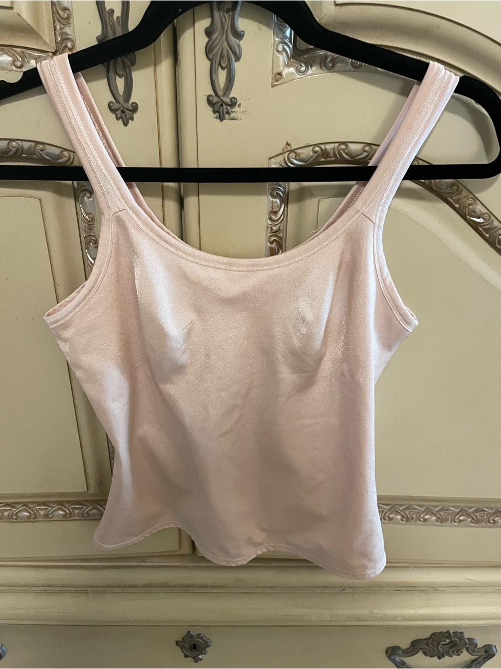 Nancy Ganz Pale Pink Scoop-Neck shapewear camisole fits like Large/xl